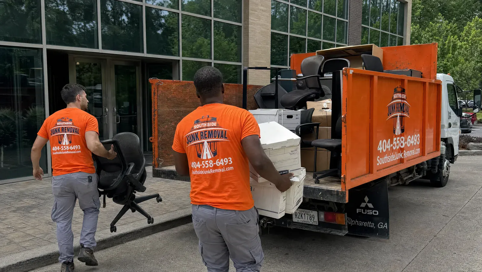 Commercial junk removal by Southside Junk Removal in metro Atlanta