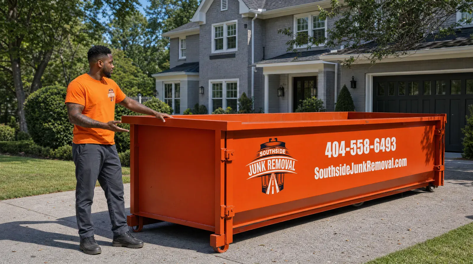 Dumpster rentals by Southside Junk Removal in metro Atlanta