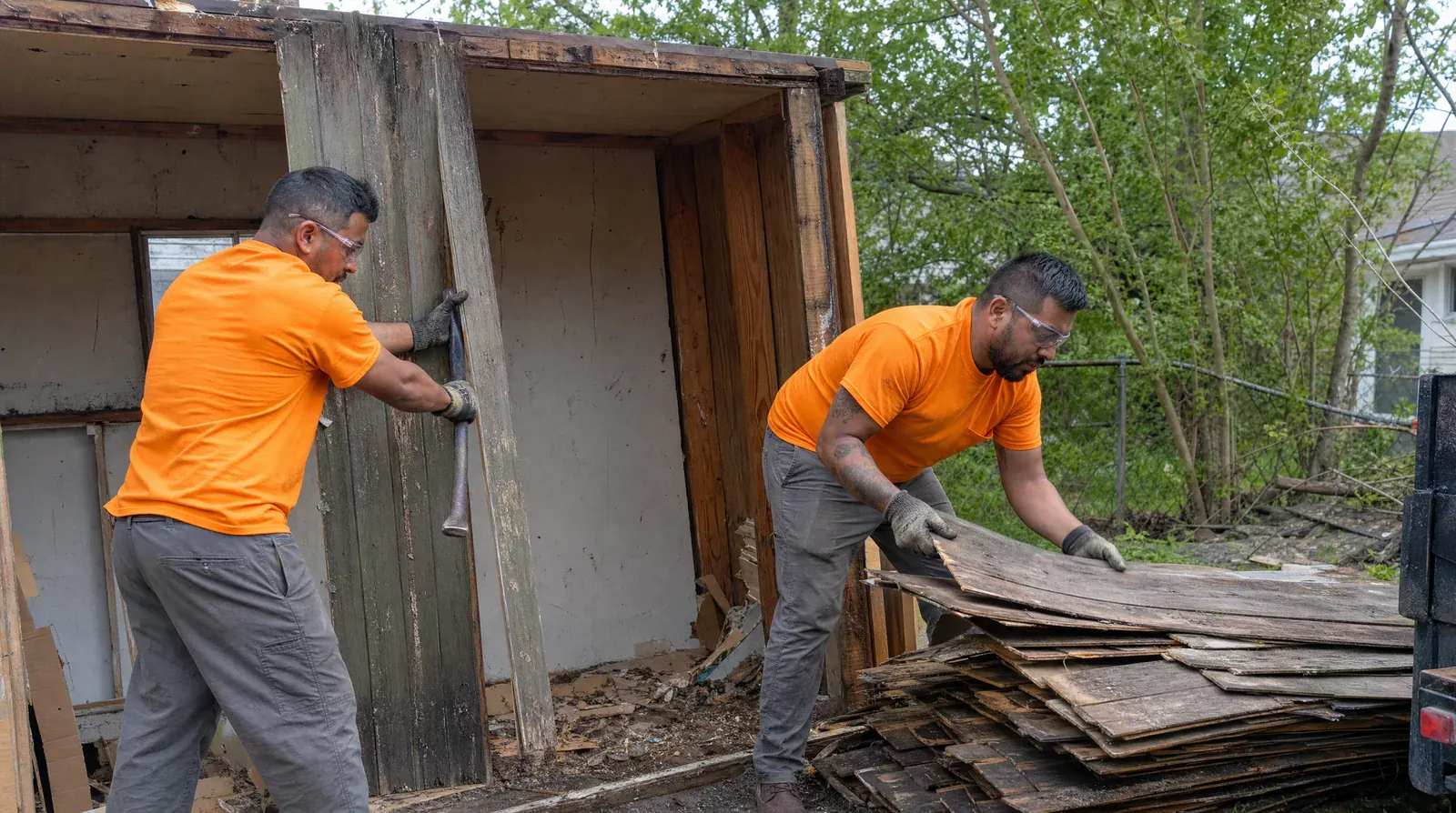 Light demolition by Southside Junk Removal in metro Atlanta