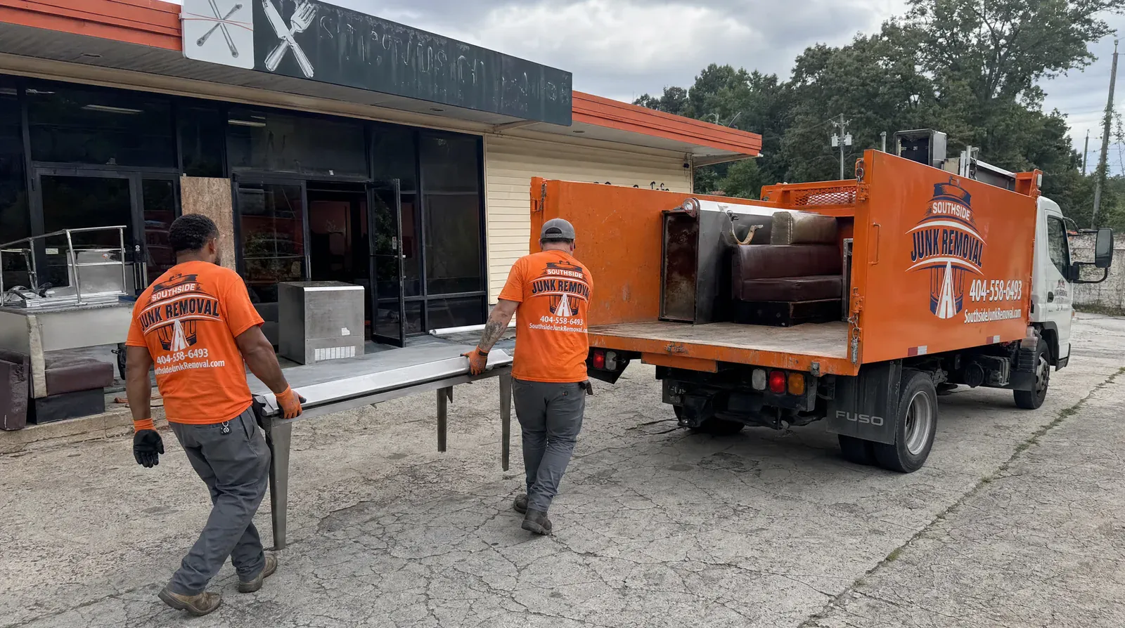 Restaurant cleanouts by Southside Junk Removal in metro Atlanta