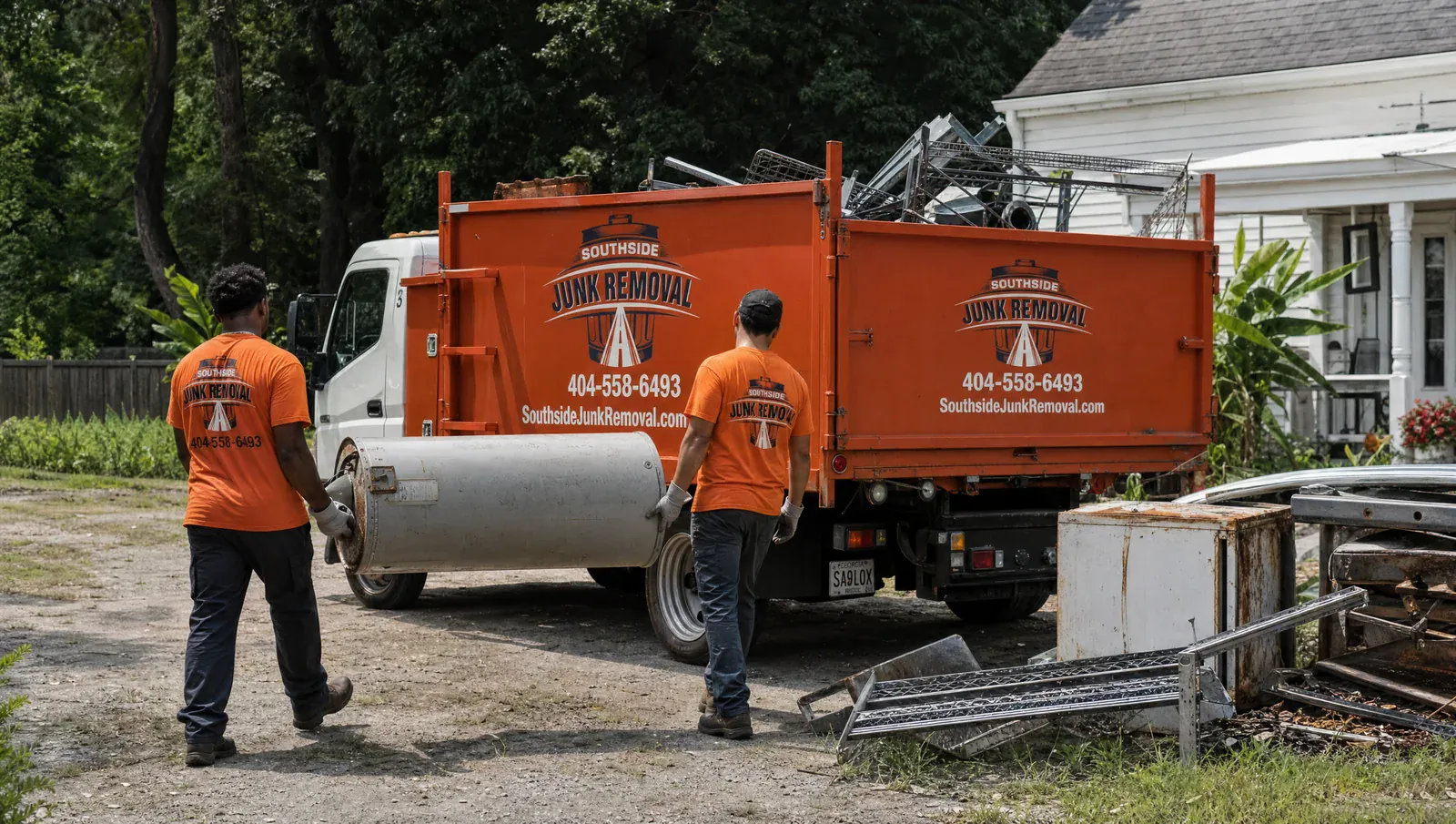 Scrap metal removal by Southside Junk Removal in metro Atlanta
